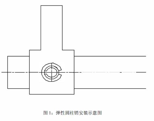 彈性圓柱銷安裝示意圖